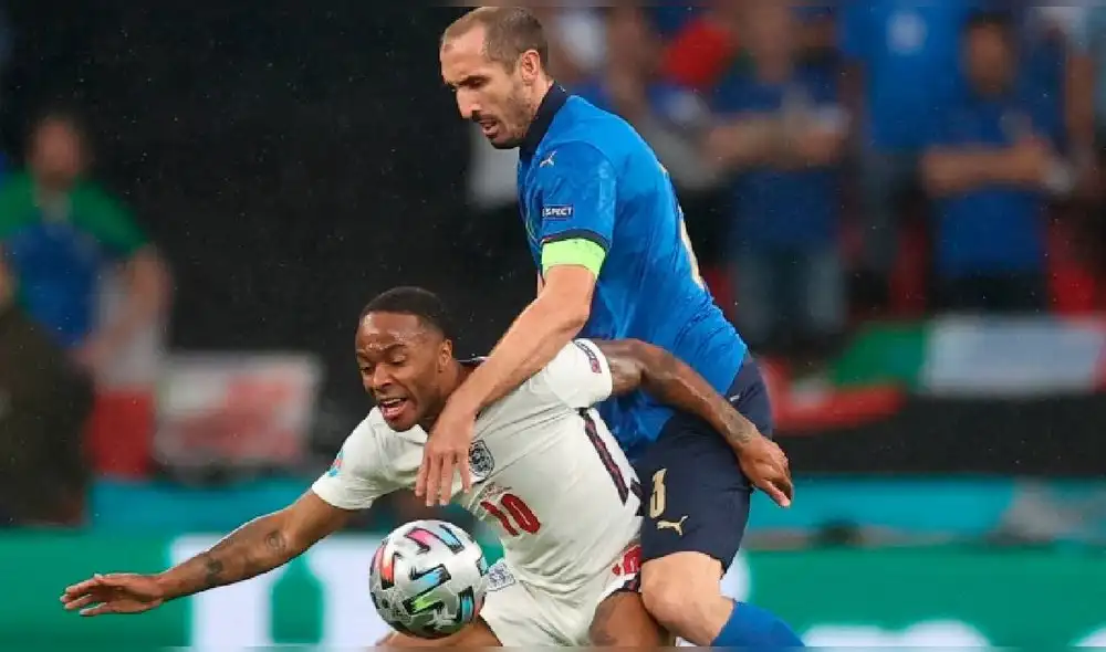 Sterling es el actual goleador de Inglaterra en la Eurocopa. Foto: EFE Sterling es el actual goleador de Inglaterra en la Eurocopa. Foto: EFE