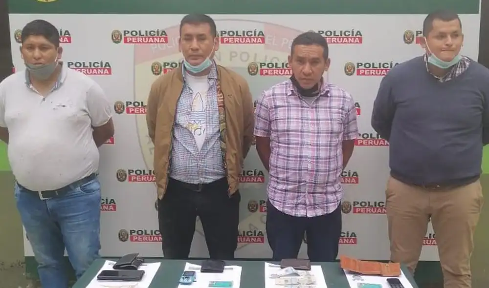 La PNP capturó a cuatro ladrones. Foto: María Pía Ponce/ URPI-LR