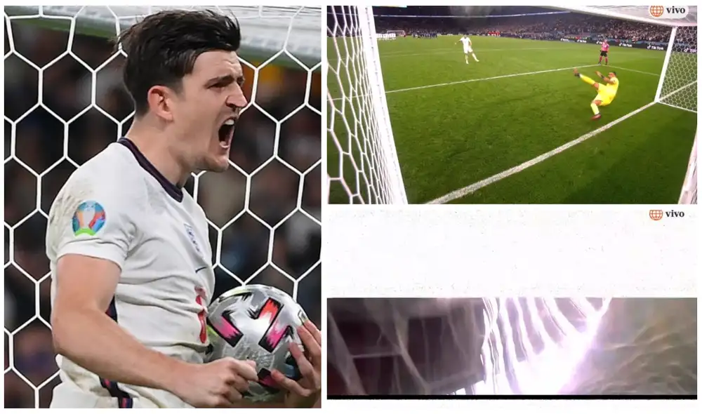 Cámara ubicada dentro del arco quedó inútil después del impacto. Foto: AFP/América TV