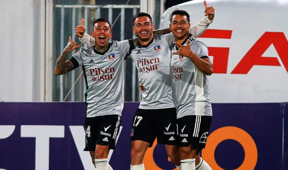 Colo Colo venció 4-3 a Palestino en el marcador global por los cuartos de final de la Copa Chile. Foto: Twitter TNT Sports