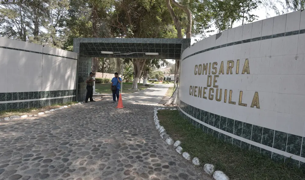 Agentes de la comisaría de Cieneguilla intervinieron a sospechoso. Foto: La República