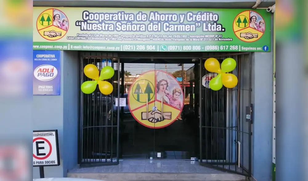 Cooperativa de Ahorro y Crédito Nuestra Señora del Carmen, ubicada en Villa María del Triunfo, fue disuelta por estar incursa en las causales de pérdida total del capital social