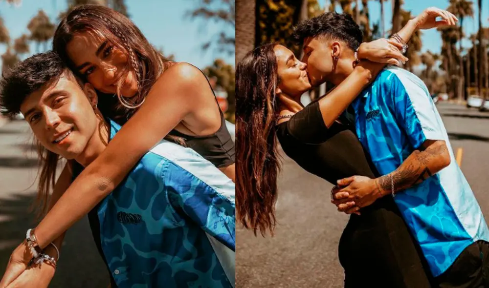 Luana Barrón y Mario Ruiz confirmaron su relación sentimental por medio de las redes sociales. Foto: Luana Barrón / Instagram