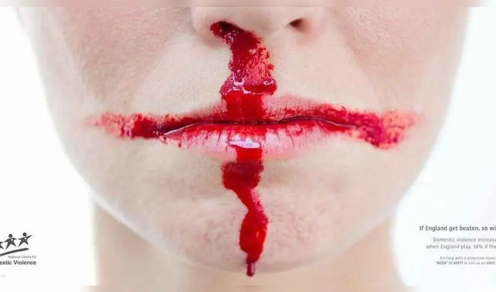 La organización National Centre for Domestic Violence pensó esta campaña para disminuir el índice de violencia durante el Mundial Rusia 2018. Foto: difusión