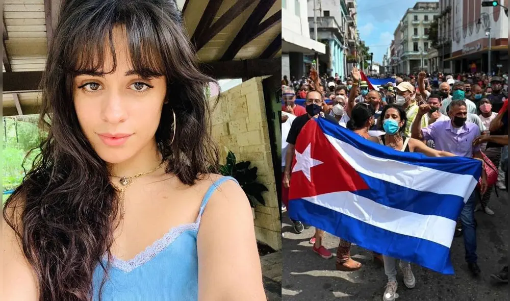 La cantante dijo que su país natal está en crisis y pidió a sus seguidores usar el hashtag #SOSCuba. Foto: Instagram/Camila Cabello