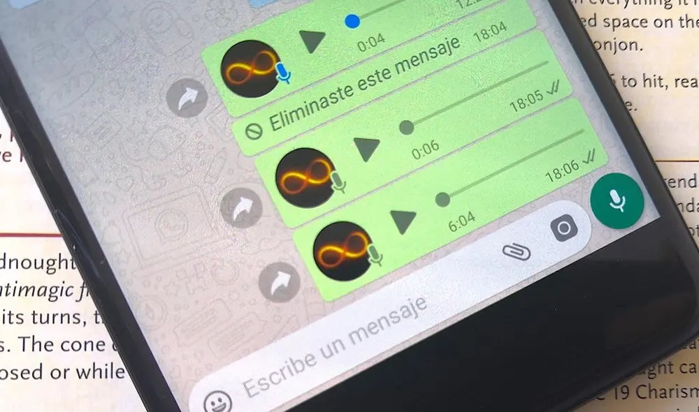 El proceso demorará, según el tiempo que dure el audio de WhatsApp. Foto: Xataka