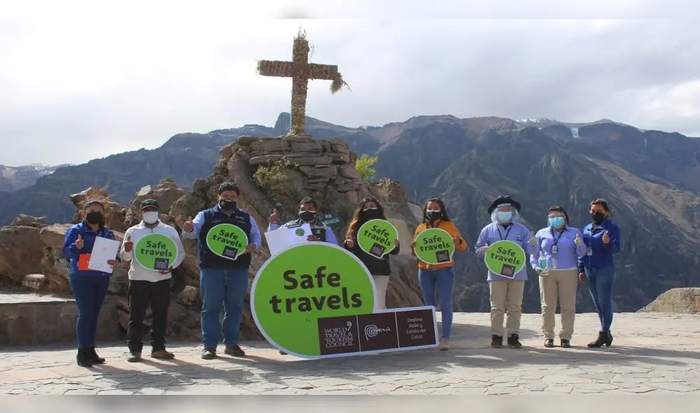 Valle del Colca tiene el sello Safe Travels que lo cataloga como un destino turístico bioseguro. Foto: Gercetur