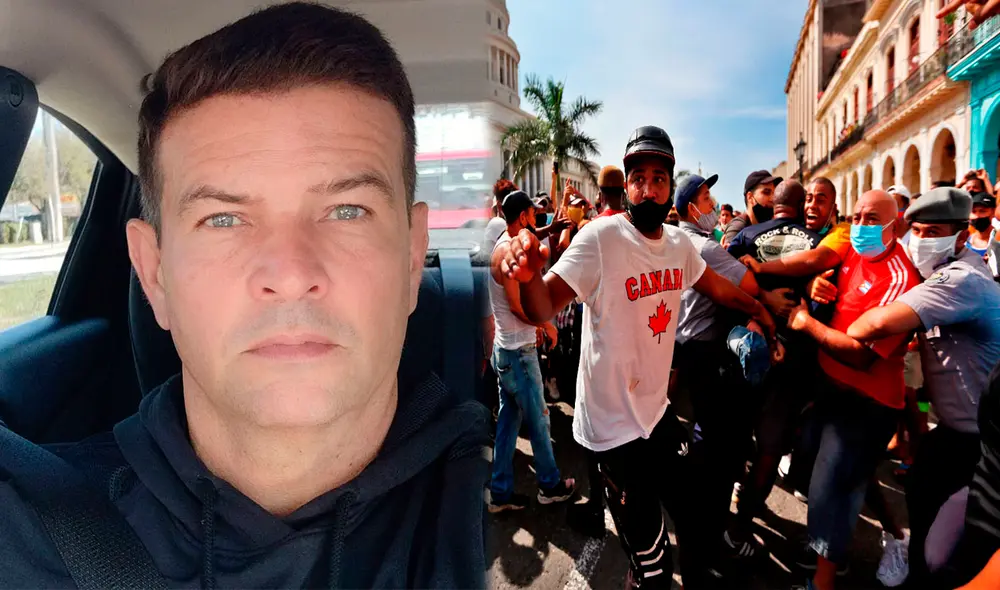 El actor compartió imágenes de la represión policial contra los manifestantes. Foto: Instagram / EFE