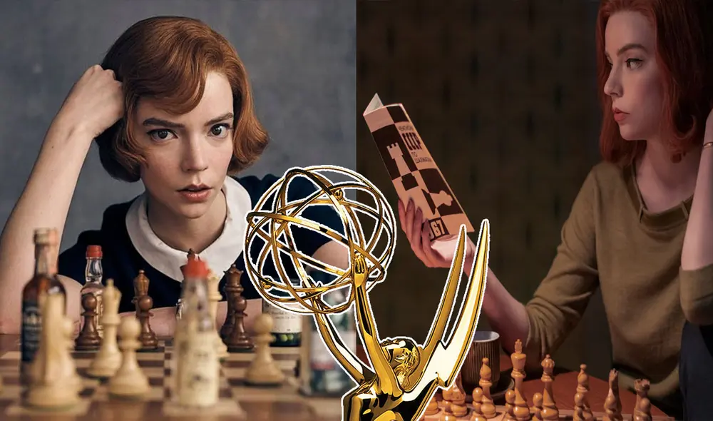 Gambito de dama viene ganando premios como los Globos de oro y Critics choice awards. Foto: Netfflix/composición