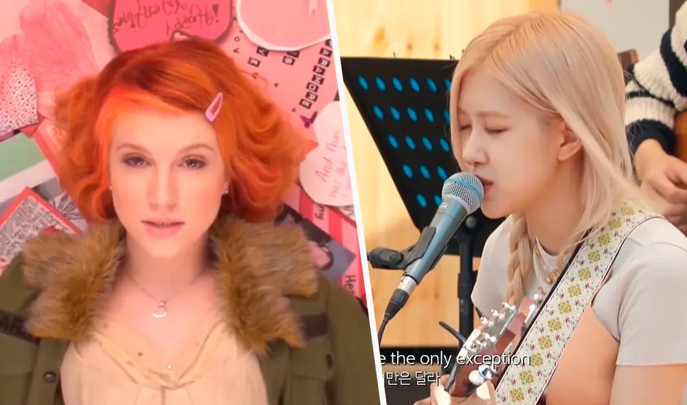 Versión completa del cover de Rosé ya está liberada en YouTube. Foto: composición YT/capturas