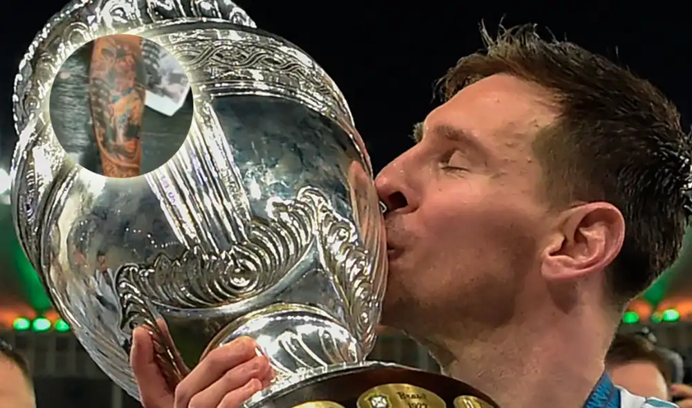 Lionel Messi se consagró campeón de la Copa América 2021 con Argentina tras vencer por la mínima a Brasil en el Maracaná. Foto: AFP