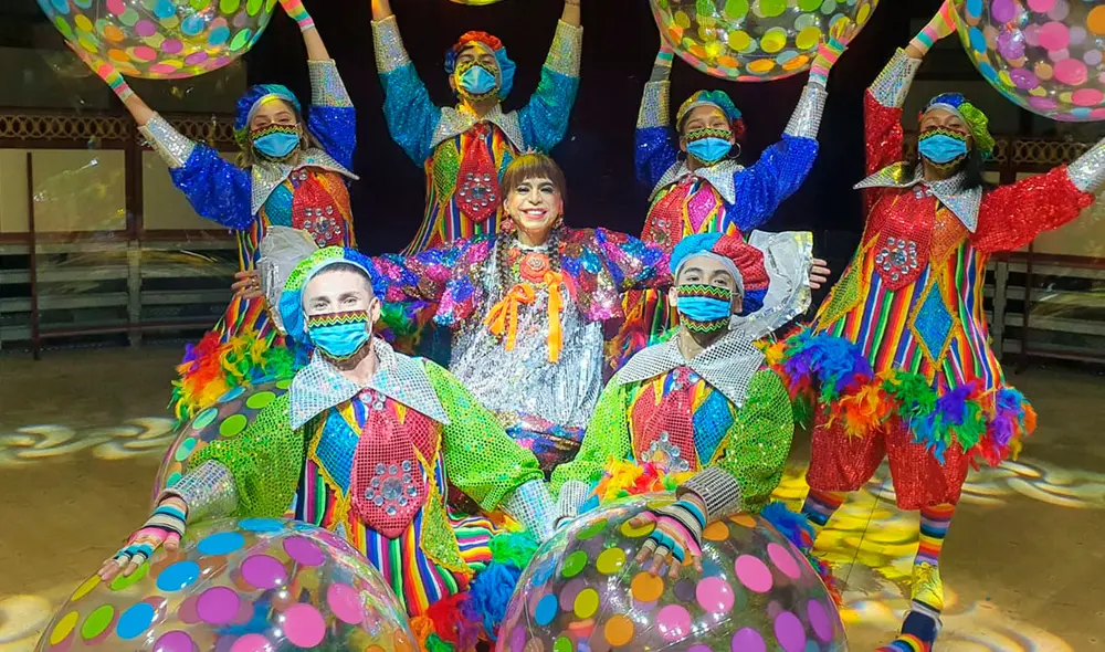 Ernesto Pimentel expresó su alegría por el regreso de su circo en el mes del bicentenario. Foto: difusión