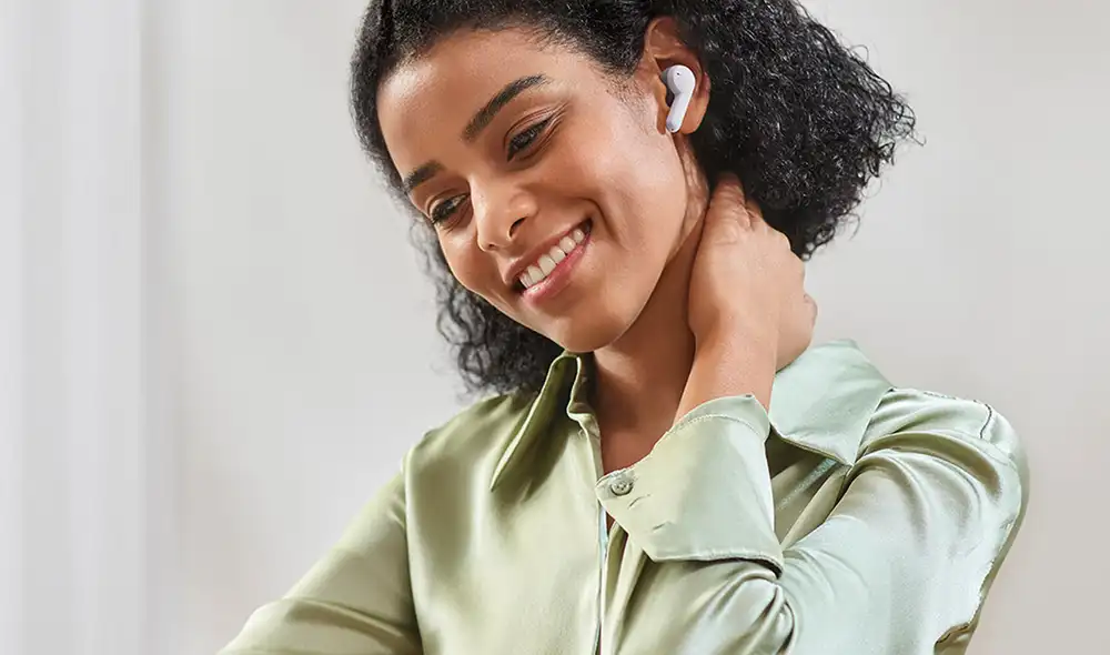 Los auriculares ofrecen hasta nueve horas de autonomía con una sola carga. Foto: Amazfit Los auriculares ofrecen hasta nueve horas de autonomía con una sola carga. Foto: Amazfit