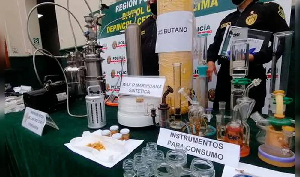 Es la primera vez que la Policía allana este tipo de laboratorios. Foto: PNP