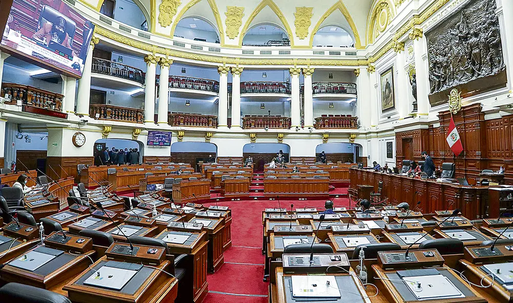 Pleno. Hoy habrá pleno. De acuerdo con la agenda, no se tratará sobre elección de magistrados del TC, pero tampoco se descarta que a última hora lo incluyan. Foto: Congreso