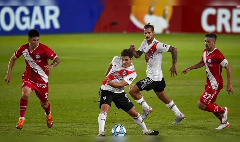 El choque entre River Plate vs. Argentinos Jrs será en el Estadio Monumental. Foto: AFP El choque entre River Plate vs. Argentinos Jrs será en el Estadio Monumental. Foto: AFP