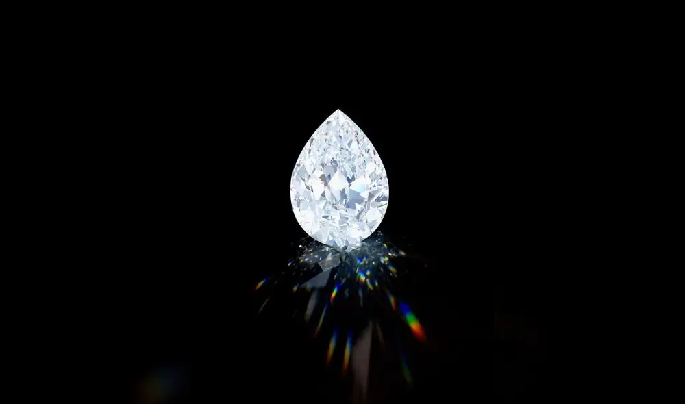 Esta gema es uno de los 10 únicos diamantes de su tamaño y calidad que han aparecido en una subasta. Foto: Cortesía de Sotheby's