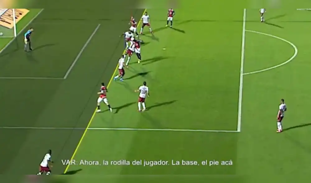 Conmebol admitió el error que cometieron los árbitros del Cerro Porteño vs. Fluminense. Foto: captura