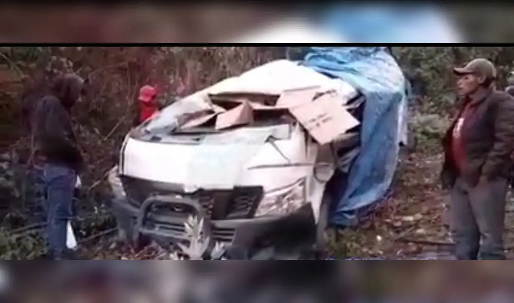 Heridos fueron trasladados al Hospital Leoncio Prado de la ciudad de Huamachuco. Foto: captura video radio Los Andes