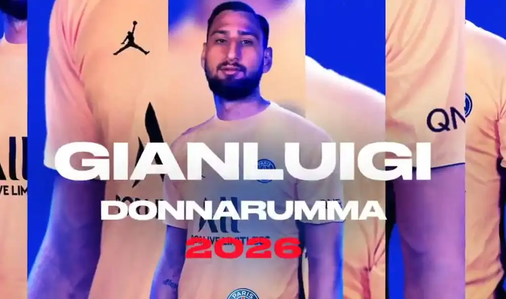 El italiano Gianluigi Donnarumma jugó en AC Milán desde su formación. Foto: captura PSG