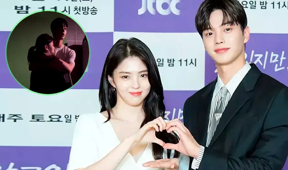 Song Kang y Han So Hee de Nevertheless captados en momento tierno durante detrás de cámaras. Foto: jTBC