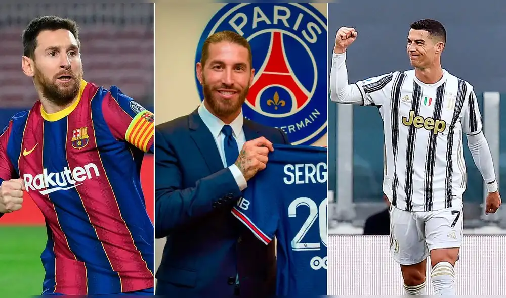 Lionel Messi podría renovar con el Barcelona, Ramos se fue al PSG y el futuro de Ronaldo es incierto. Foto: EFE/PSG Lionel Messi podría renovar con el Barcelona, Ramos se fue al PSG y el futuro de Ronaldo es incierto. Foto: EFE/PSG