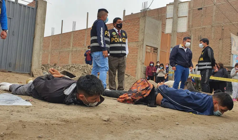 Uno de los detenidos registra antecedentes por receptación, robo agravado y tentativa de homicidio. Foto: Johann Klug/URPI-LR Uno de los detenidos registra antecedentes por receptación, robo agravado y tentativa de homicidio. Foto: Johann Klug/URPI-LR
