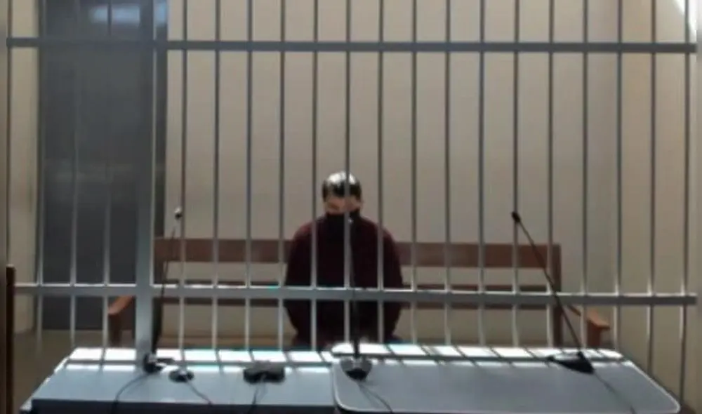 Montes Velarde escuchó sentencia en el penal donde cumple prisión preventiva. Foto: Corte de Arequipa