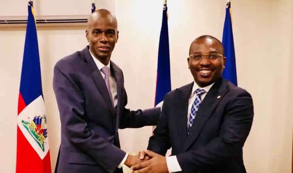 El actual primer ministro, Claude Joseph (der.), es sindicado como el principal responsable de la muerte de Moise (izq.). Foto: Europa Press El actual primer ministro, Claude Joseph (der.), es sindicado como el principal responsable de la muerte de Moise (izq.). Foto: Europa Press