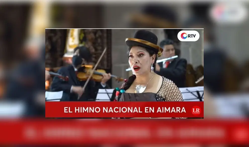 Gladis Huamán y músicos de la Orquesta Sinfónica del Cusco, también interpretarán el himno nacional en Shipibo y Español. Foto: La República RTV