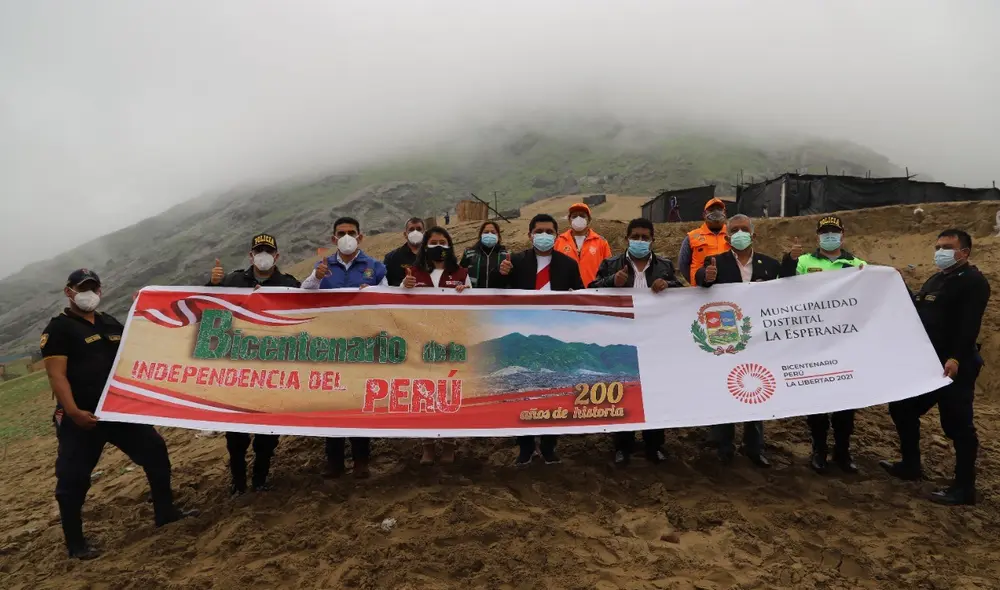 Domingo 17 de julio autoridades y vecinos realizarán caminata al Cerro Cabras. Foto: Prensa La Esperanza
