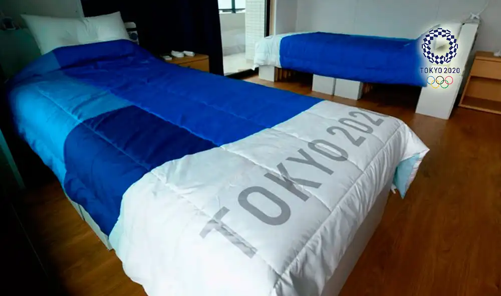 Camas 'antisexo' y cero preservativos para deportistas con miras a los Juegos Olímpicos. Foto: AFP
