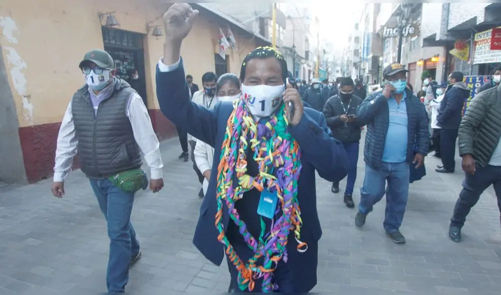 Paulino Machaca Ari obtuvo el primer lugar en las elecciones de la UNA. Foto: Carlos Cisneros/La República