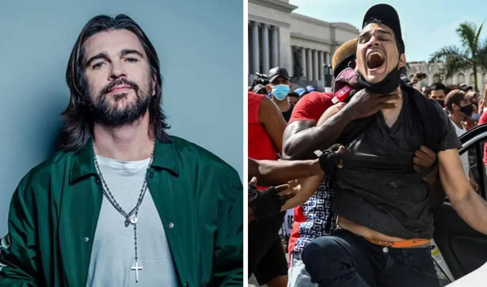 Juanes condenó la crisis social en Cuba. Foto: composición Instagram/EFE