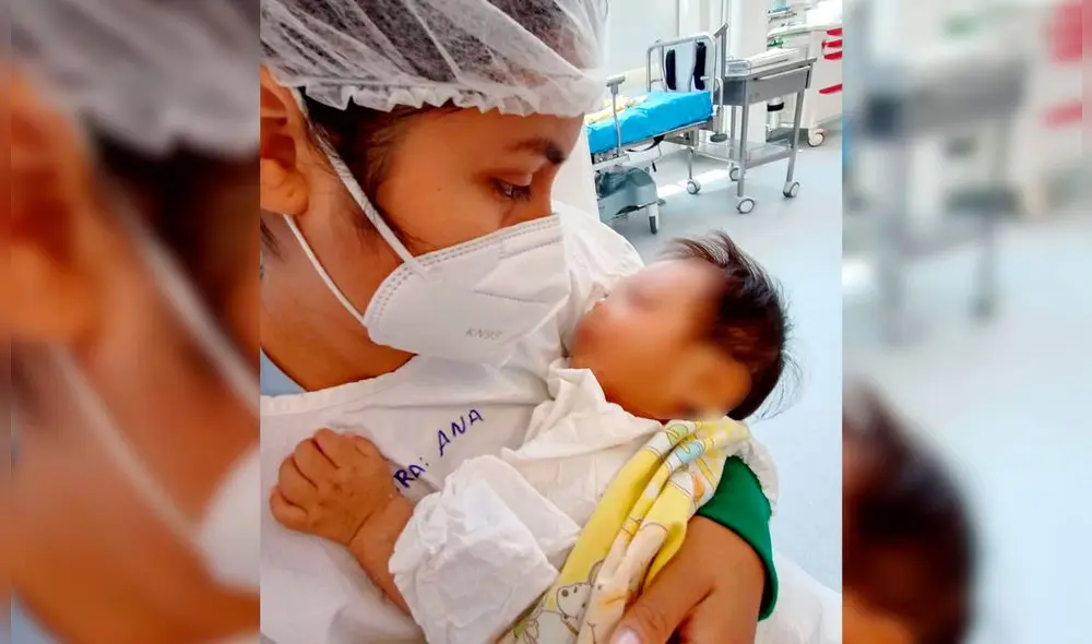 El pequeño Lizandro junto a su mamá no pierde la esperanza de recuperarse muy pronto. Foto: difusión