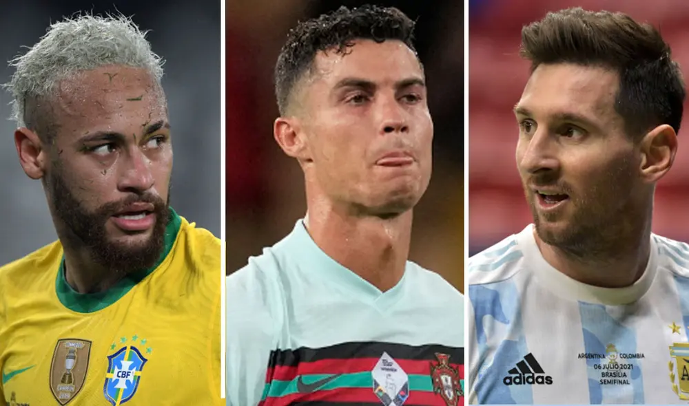 Los tres futbolistas estarían en la nómina del Balón de Oro. Fotos: AFP