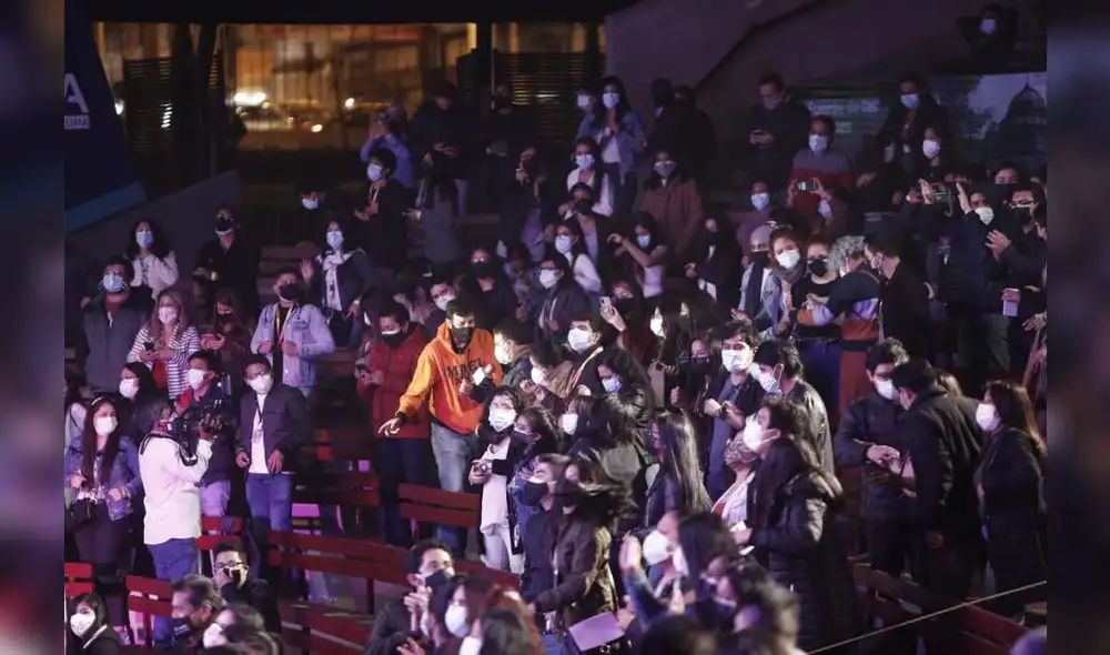 El evento se realizó con un aforo de 1.000 personas. Foto: Antonio Melgarejo / La República
