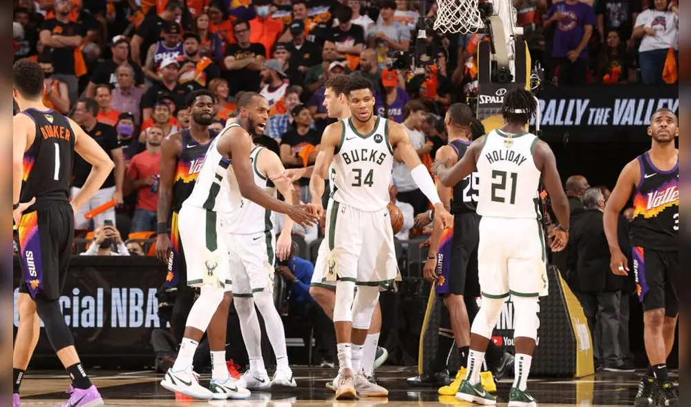 Con esta victoria los Bucks remontan la serie y se ponen 3-2. Fuente: ESPN. Con esta victoria los Bucks remontan la serie y se ponen 3-2. Fuente: ESPN.