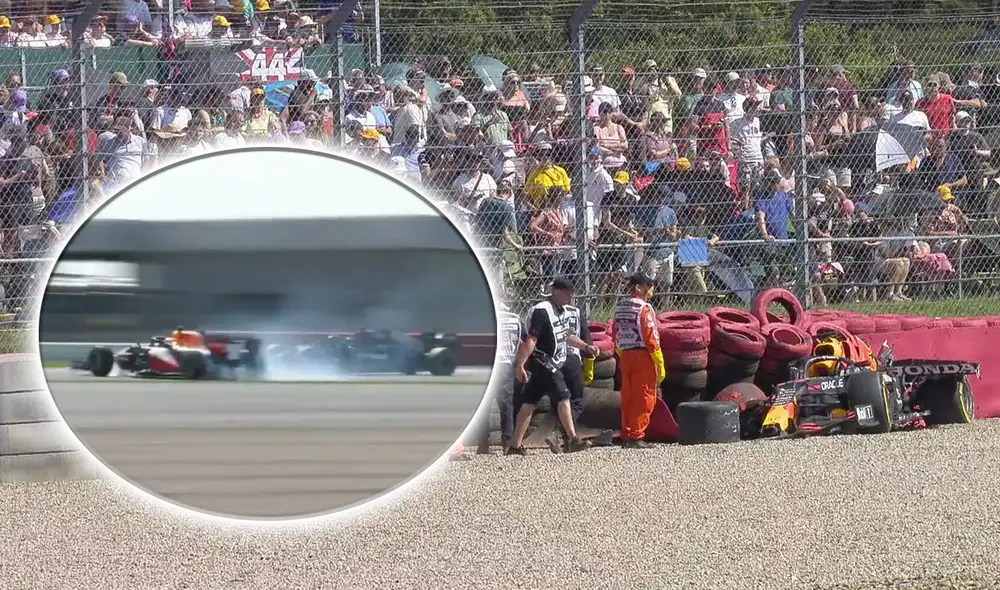 Lewis Hamilton impactó con Max Verstappen en la primera ronda. Foto: captura ESON/Fórmula 1