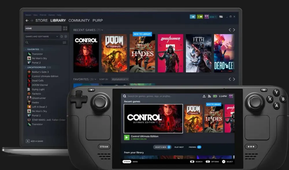 Al igual que la PS5 y Xbox Series X, la nueva consola portátil de Valve ha dejado a muchos sin poder apartar su unidad. Foto: Steam