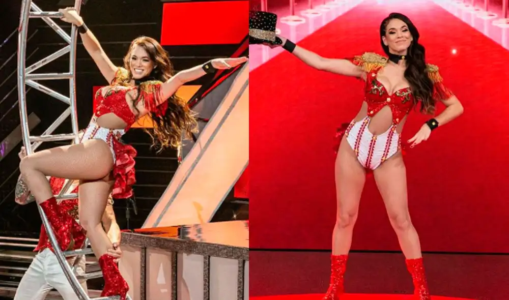 Jazmín Pinedo también lamentó no poder estar enfocada al 100% en sus ensayos del reality Reinas del show. Foto: captura América TV