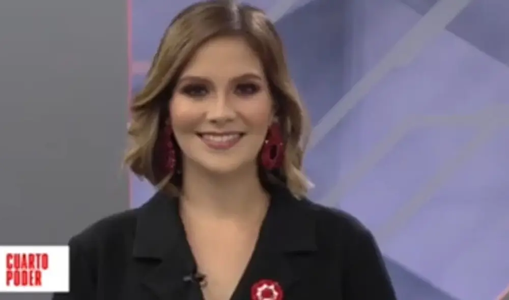 Tatiana Alemán acompañará a Sebastián Salazar al frente de Cuarto Poder. Foto: captura América TV