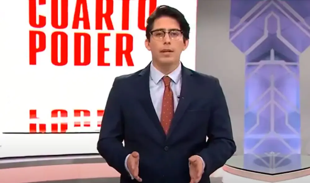 Sebastian Salazar señaló que tomo el riesgo de conducir Cuarto Poder sin pensarlo mucho. Foto: captura Cuarto Poder / América TV