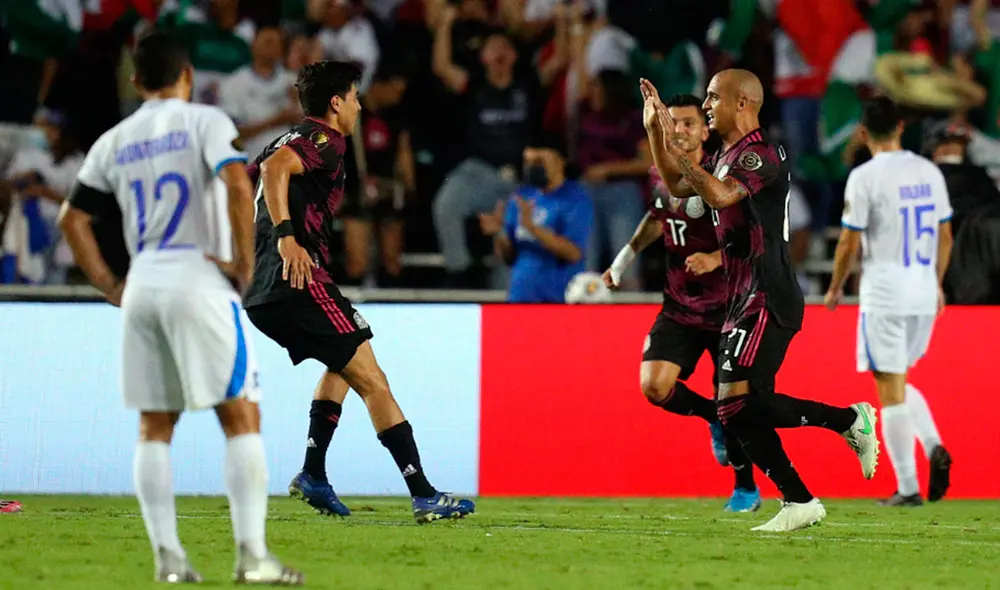 México derrotó 1-0 a El Salvador por la Copa Oro 2021 desde Los Ángeles. Foto: AFP México derrotó 1-0 a El Salvador por la Copa Oro 2021 desde Los Ángeles. Foto: AFP