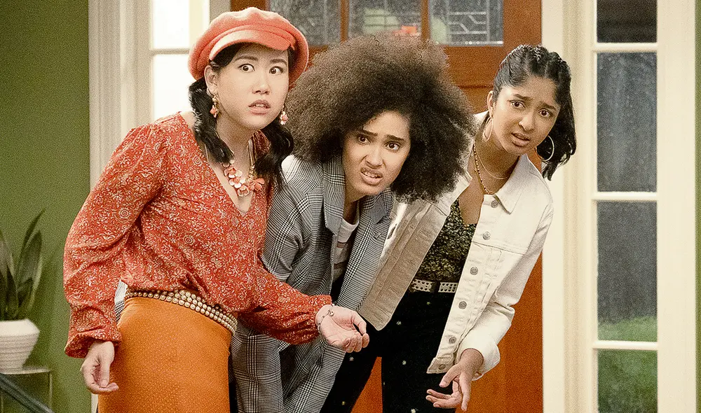 Ramona Young, Lee Rodriguez y Maitreyi Ramakrishnan, interpretan a Eleanor Wong, Fabiola Torres y Devi Vishwakumar, respectivamente. Foto: difusión