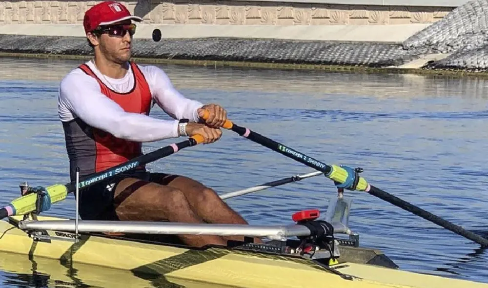 Álvaro Torres participará en la modalidad skull individual de remo. Foto: IPD