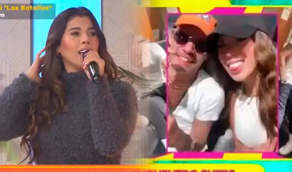 La salsera continúa emocionada por haberse cruzado con el cantante estadounidense. Foto: composición/captura de Latina y Willax