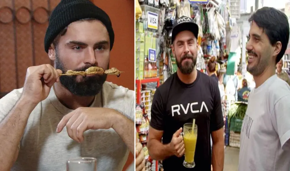 Zac Efron y su paso por Lima e Iquitos en Con los pies sobre la Tierra. Foto: Netflix