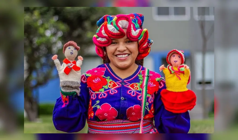 Yemily contó con apoyo de la comunidad y logró fomentar el uso diario de la lengua aimara. Foto: difusión Yemily contó con apoyo de la comunidad y logró fomentar el uso diario de la lengua aimara. Foto: difusión