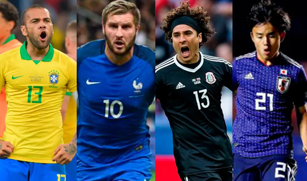Son 16 selecciones de fútbol masculino que participarán en Tokio 2020. Foto: composición/La República